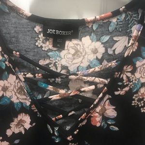 Black joe boxer flower dress